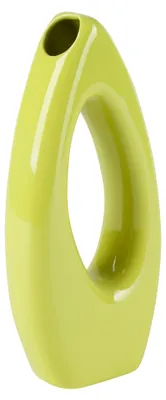 Produktbild von Vase 'Auge' (13x5x28cm), hellgrün