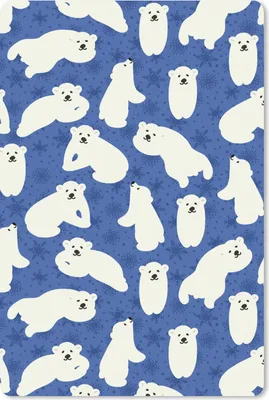 Produktbild von MuchoWow® Mauspad Mousepad Schnee - Eisbär - Tiere - Winter - Muster 40x60 cm - Mousepads - Maus Mat - Pad - Mausunterlage - Schreibtisch Accesoire