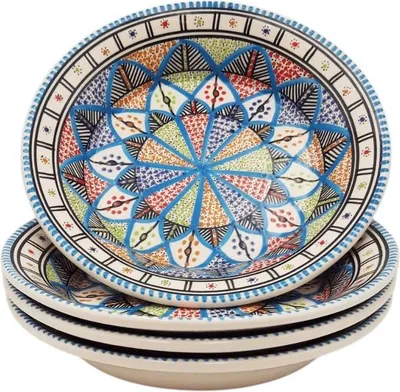 Obrázek produktu pro Sada 4 polévkových talířů Bakir royal - D 24 cm