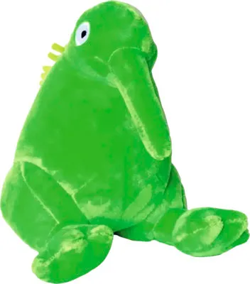 Obrázek produktu pro Hračka pes PLUSH plyš,pískací,zelená 16cm Kiwi