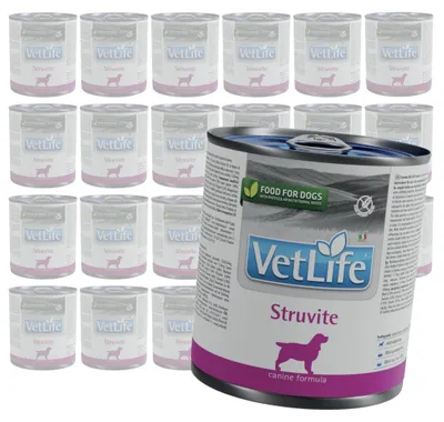 Zdjęcie produktu dla Farmina Vet Life Struvite Canine 24x300g Mokra Karma Dla Psa Rozpuszczanie Kamieni Struwitowych