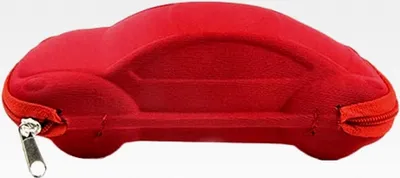Produktbild von Hartschalenetui für Brillen und Sonnenbrillen in Autoform, Rot
