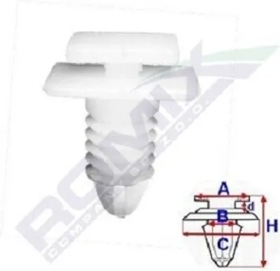 Image de 10x ROMIX 12408 Clip baguette décorative / de protection