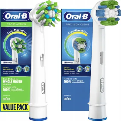 Immagine prodotto di Oral-B | Testine Oral-B - 2 pezzi - Precision Clean + Cross Action - Qualità originale - per una pulizia ottimale