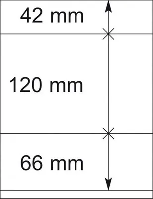 Produktbild von Lindner 802308P T-Blanko-Blätter - 10er-Packung