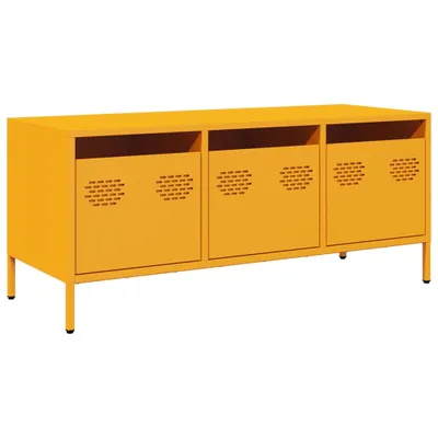 Produktbild von TV-Schrank Senfgelb 101,5x39x43,5 cm Kaltgewalzter Stahl