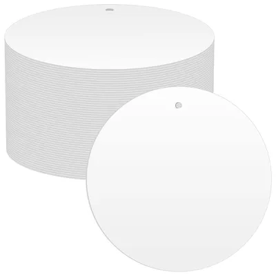 Produktbild von Omgoods – 50 transparente Acryl-Scheiben, Durchmesser 10 cm