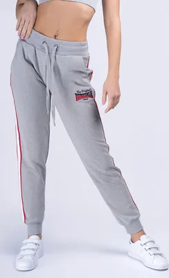 Immagine prodotto di Pantaloni da donna KEEREEN Marl Grigio/Navy/Rosso M Lonsdale