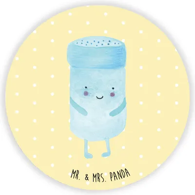 Produktbild von Mr. & Mrs. Panda magnet Beste Freunde Salz - Gelb Pastell - Geschenk, Lustige Sprüche, Fehlende Keywords, Kühlschrankmagnet, für fotos, kühlschrank, pinnwand, holzmagnet