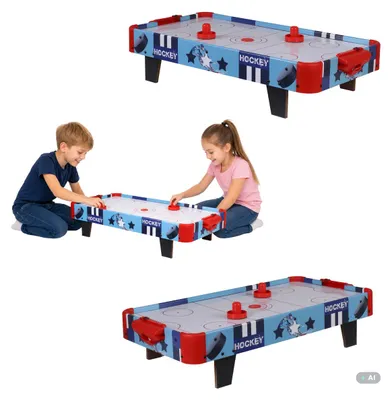 Zdjęcie produktu dla Stół do cymbergaja dla dzieci i dorosłych mini cymbergaj gra stołowa air hockey dla 2 osób