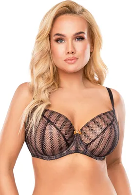 Produktbild von Vivisence dame soft bh 1053 stickerei träger schalen klassisch alltag, schwarz, 75d