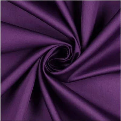 0,5m Baumwoll-Satin Baumwollstoff Satinstoff Meterware unifarben Oeko-Tex zertifiziert violet