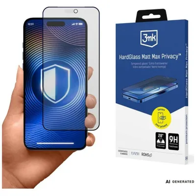 Produktbild von 3MK HardGlass Matt Max Privacy Apple iPhone 18 Pro Max