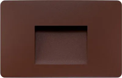 Immagine prodotto di Beneito & Faure - Luce da incasso segnapasso LED Mis Sq Wall 3W - Segnapasso da parete squadrato IP65 Switch 2700K/3200K/4000K - Corten