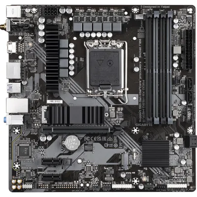 Obrázek produktu pro Gigabyte B760M DS3H AX DDR4 - 1.X - Základní deska - micro ATX - patice LGA1700 - čipová sada B760 - USB-C 3.2 Gen2, USB 3.2 Gen 1 - 2,5 Gigabit LAN, Wi-Fi 6E, Bluetooth - integrovaná grafika (vyžaduje CPU) - HD Audio (8kanálové) (B760M DS3H AX DDR4)