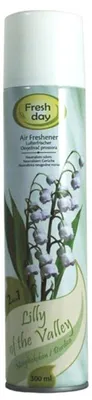 Produktbild von 24x Fresh Day 300ml Lufterfrischer Maiglöckchen Raumspray Duft Wohnung Zimmer