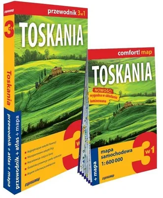 Productafbeelding van Toscania: Reisgids, atlas en kaart in één - Kamila Kowalska