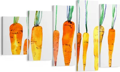 Produktbild von Bild auf Leinwand - Leinwandbild - Karotte Gemüse - 100x60cm - Wand Bild - Wanddeko - Wandbilder - Leinwanddruck - Bilder - Kunstdruck - Wanddekoration - Leinwand bilder - Wandkunst - EG100x60-3826