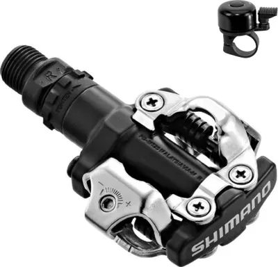 Immagine prodotto di Pedale Shimano SPD PD-M520 nero con campanello per bicicletta incluso