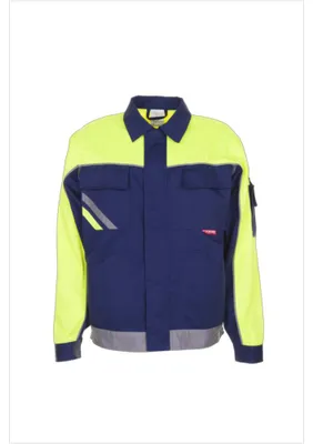 Produktbild von Planam Visline V1 Bundjacke marine/gelb/zink Gr. 90, 2413090