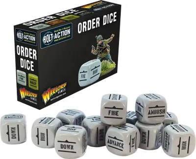 Produktbild von Bolt Action: Orders Dice Pack - Grey