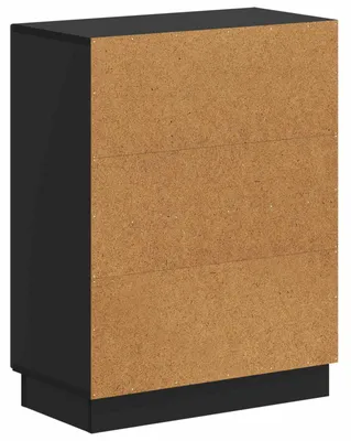 Zdjęcie produktu dla vidaXL Szafka do łazienki HOORN, czarna, 59,5 x 31 x 77 cm