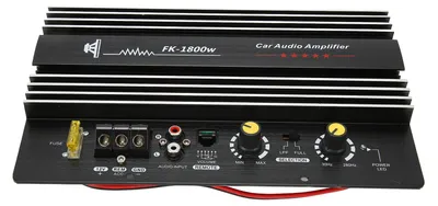 Obrázek produktu pro Zesilovač pro vozidla, 12 V, 1800 W, audio systém do auta, vysoce výkonný subwoofer