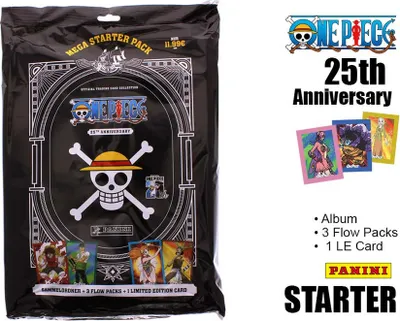 Produktbild von Panini One Piece Trading Cards Starter Pack 25jubiläumsversion-sammelkarten Deutsch Blau  Blau One Size