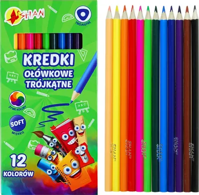 Produktbild von Shan mix dreieckige Bleistifte 12 Stück