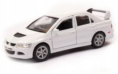 Produktbild von Welly Mitsubishi Lancer Evolution VIII Modellauto Diecast weiß
