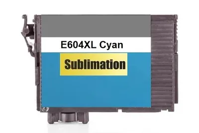 Produktbild von Druckerpatrone mit Sublimationstinte 604 XL cyan kompatibel mit Epson XP-2200, 2205, 3200, 3205, 4200, 4205, WF-2910, 2930, 2935, 2950