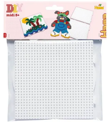 Image de HAMA plaque à crayons carrée, 2 plaques à piquer