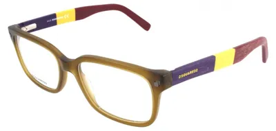 Produktbild von Dsquared2 DQ5216 Matte light brown 54/17/145 Uni Brillen