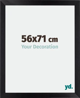 Produktbild von Bilderrahmen, 56x71 cm, Schwarz Matt, MDF, Mura