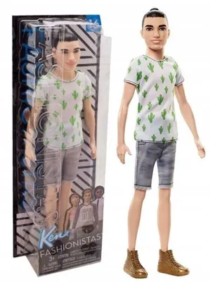 Produktbild von Barbie Ken Fashionistas Doll 3 Cactus Cooler - Slim, Männlich, 3 Jahr(e), Mädchen, Mehrfarbig