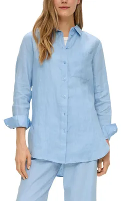 Produktbild von s.Oliver Leinen Bluse Langarm