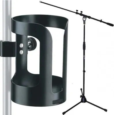Produktbild von K&M 16022 Universal Getränkehalter mit Mikrofonständer
