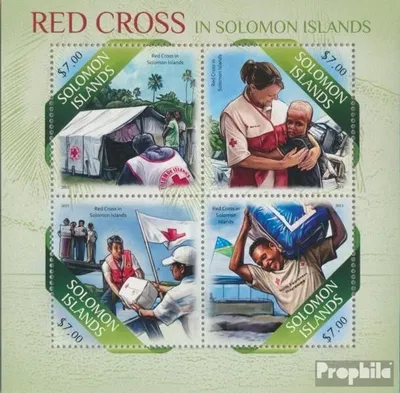 Produktbild von Briefmarken Salomoninseln 2013 Mi 2062-2065 Kleinbogen (kompl. Ausg.) postfrisch Rotes Kreuz