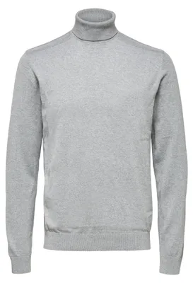 Obrázek produktu pro SELECTED HOMME pánské tričko s dlouhým rukávem a kulatým výstřihem, model SLHBERG, barva: světle šedá melírovaná, velikost XL