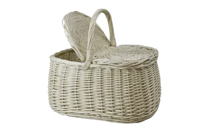 Obrázek produktu pro Piknikový proutěný koš Lago bělený