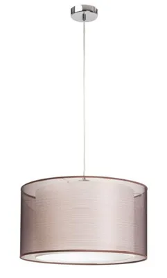 Produktbild von Rabalux 2632 Pendelleuchte 1 Spot Anastasia, E27, silber-braun, rund, Standard, ø445mm