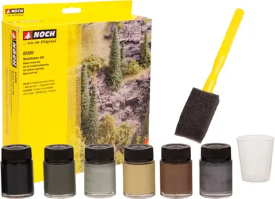 Produktbild von NOCH Naturfarben-Set, 6 Farbkonzentrate