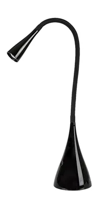 Immagine prodotto di Lampada da scrivania moderna con interruttore a sfioramento flessibile dimmerabile nera per ufficio camera da letto colore caldo LED 4W JEFF2 Rabalux