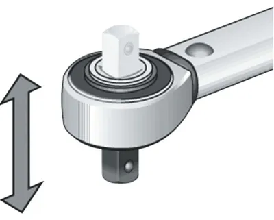 Produktbild von Drehmomentschlüssel 1/2 Zoll 20-100 Nm Durchsteck-VK PROMAT