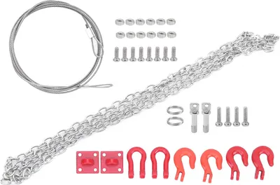Obrázok produktu pre RC Car Universal Rescues Buckle Trailer Chain Trailer Rope RC Model Car Accessories