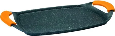 Imagen del producto de Ibili Basic Stone, sartén de hierro fundido/aluminio fundido, apta para cocinas de inducción, con revestimiento antiadherente