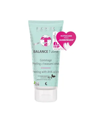 Produktbild von FLOSLEK Balance T-Zone Gommage Peeling mit AHA-Säuren 125ml