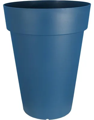 Image de Pot de fleurs Soleilia Haut 53 - D39cm - H52cm - 37L - Bleu - Fabrication Française