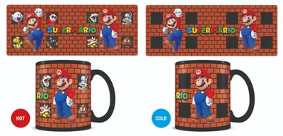 Produktbild von Super Mario Bricks Tasse - Thermoeffekt, 315ml - Nintendo