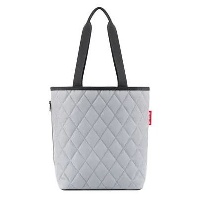Produktbild von reisenthel classic shopper M, Einkaufstasche, Tragetasche, Rhombus Light Grey, 8 L, DH7060